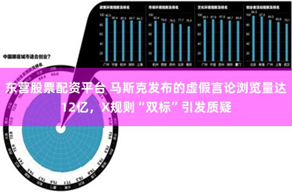 东营股票配资平台 马斯克发布的虚假言论浏览量达12亿，X规则“双标”引发质疑